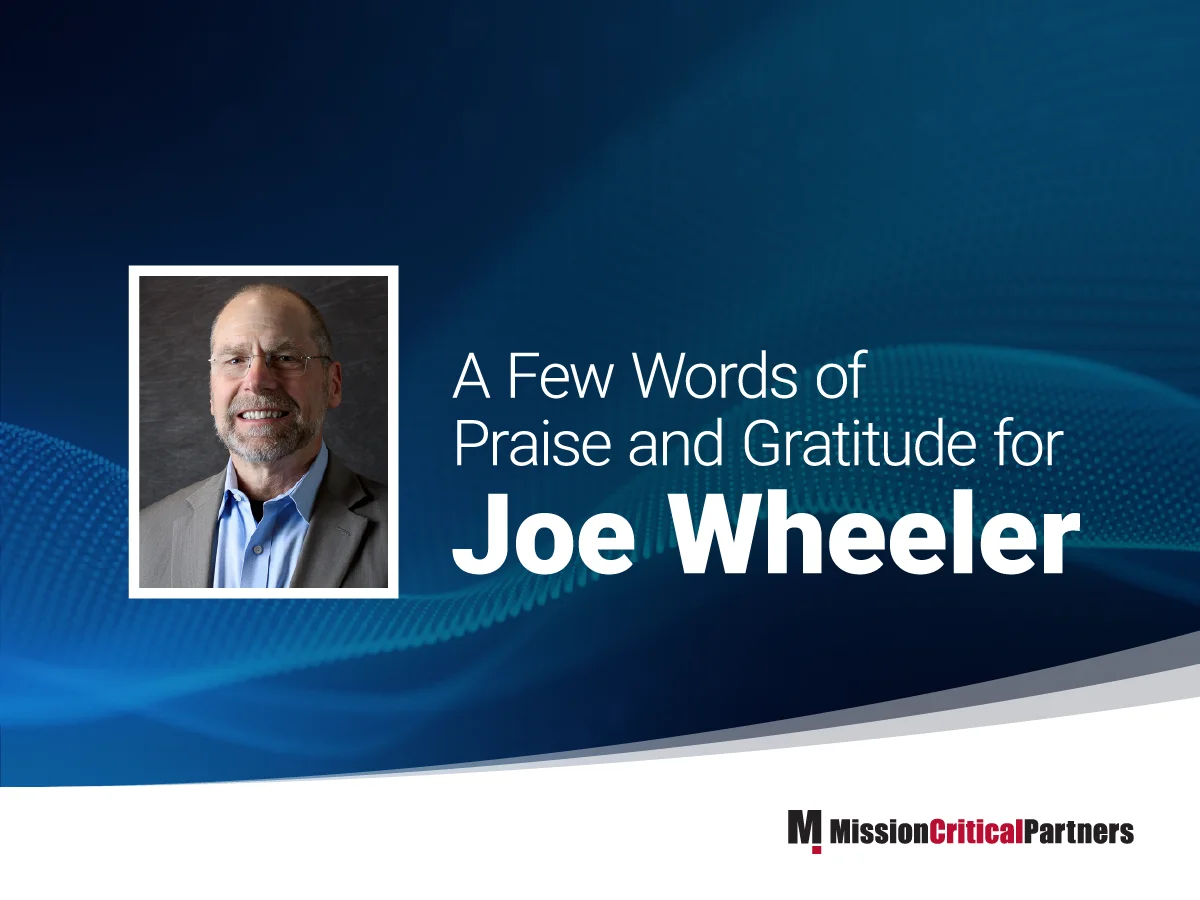 A few words of praise and gratitude for Joe Wheeler