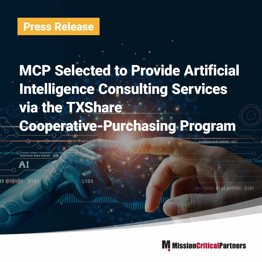 MCP Selected to Provide Artificial Intelligence Consulting Services via the TXShare Cooperative-Purchasing Program