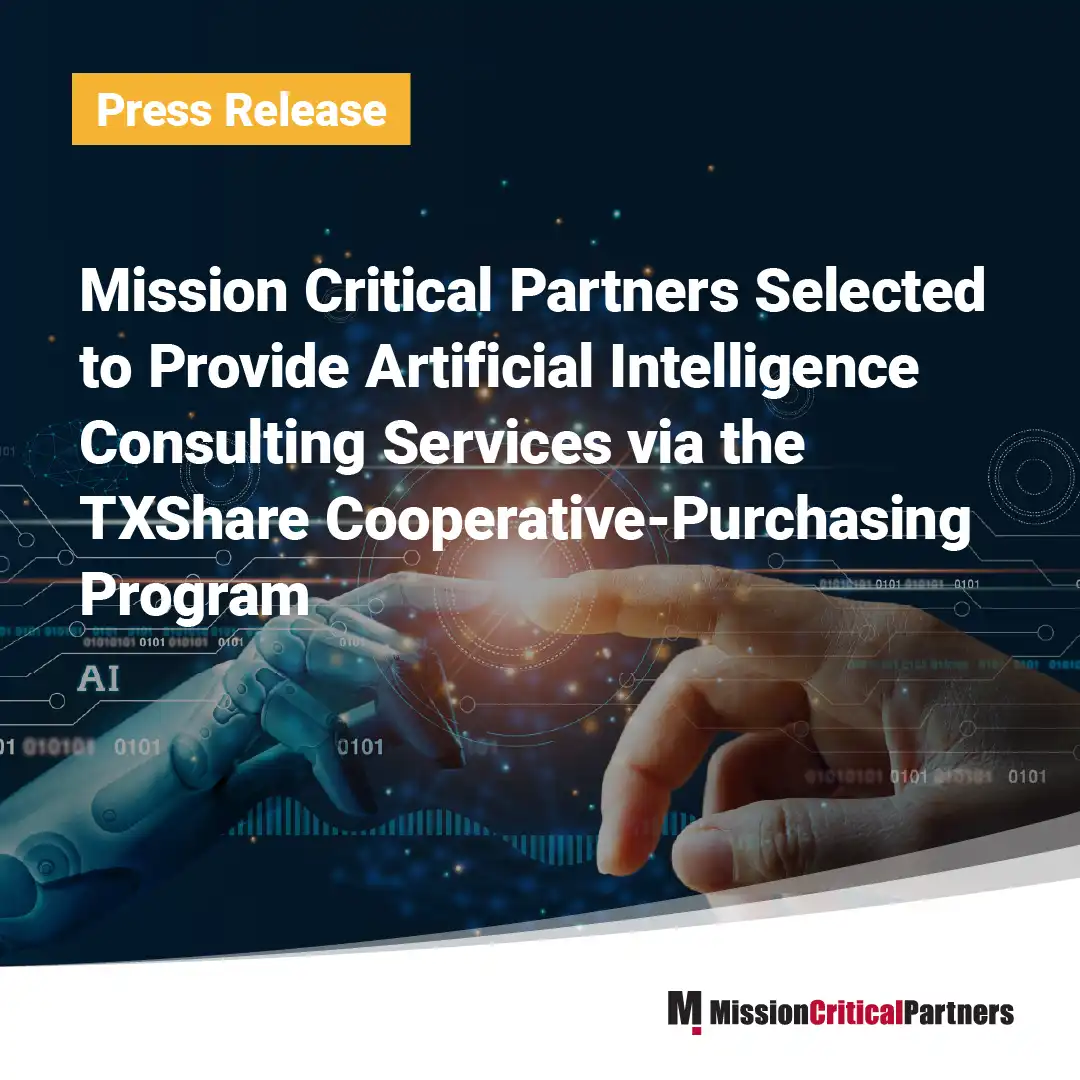 MCP Selected to Provide Artificial Intelligence Consulting Services via the TXShare Cooperative-Purchasing Program
