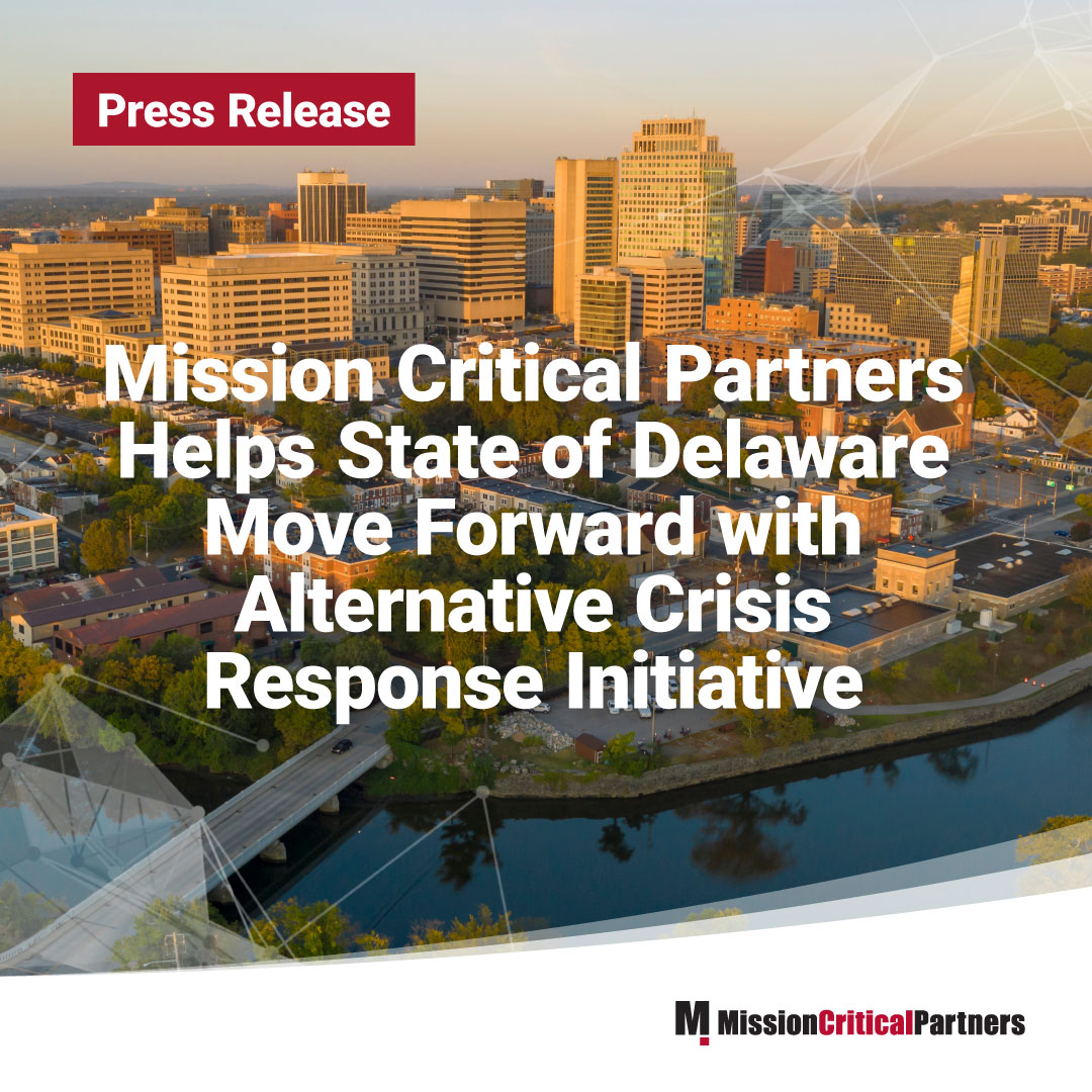 MCP Helps State of Delaware Move Forward with Alternative Crisis Response Initiative