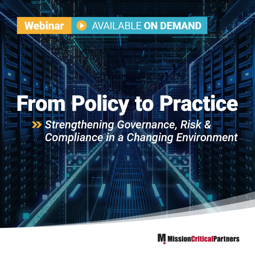 From Policy to Practice: Strengthening Governance, Compliance & Risk in a Changing Environment