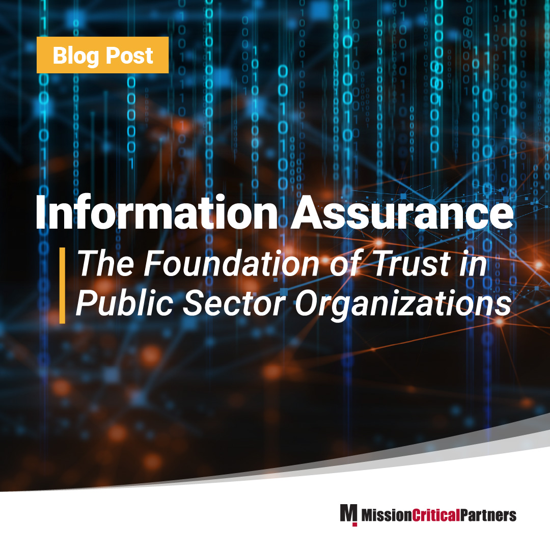 Information Assurance: The Foundation of Trust in Public Sector Organizations
